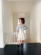 ［comma］Frill bolero cardigan