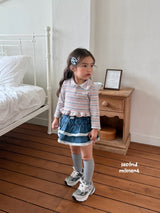 ［second moment］Mychew stripe collar tops