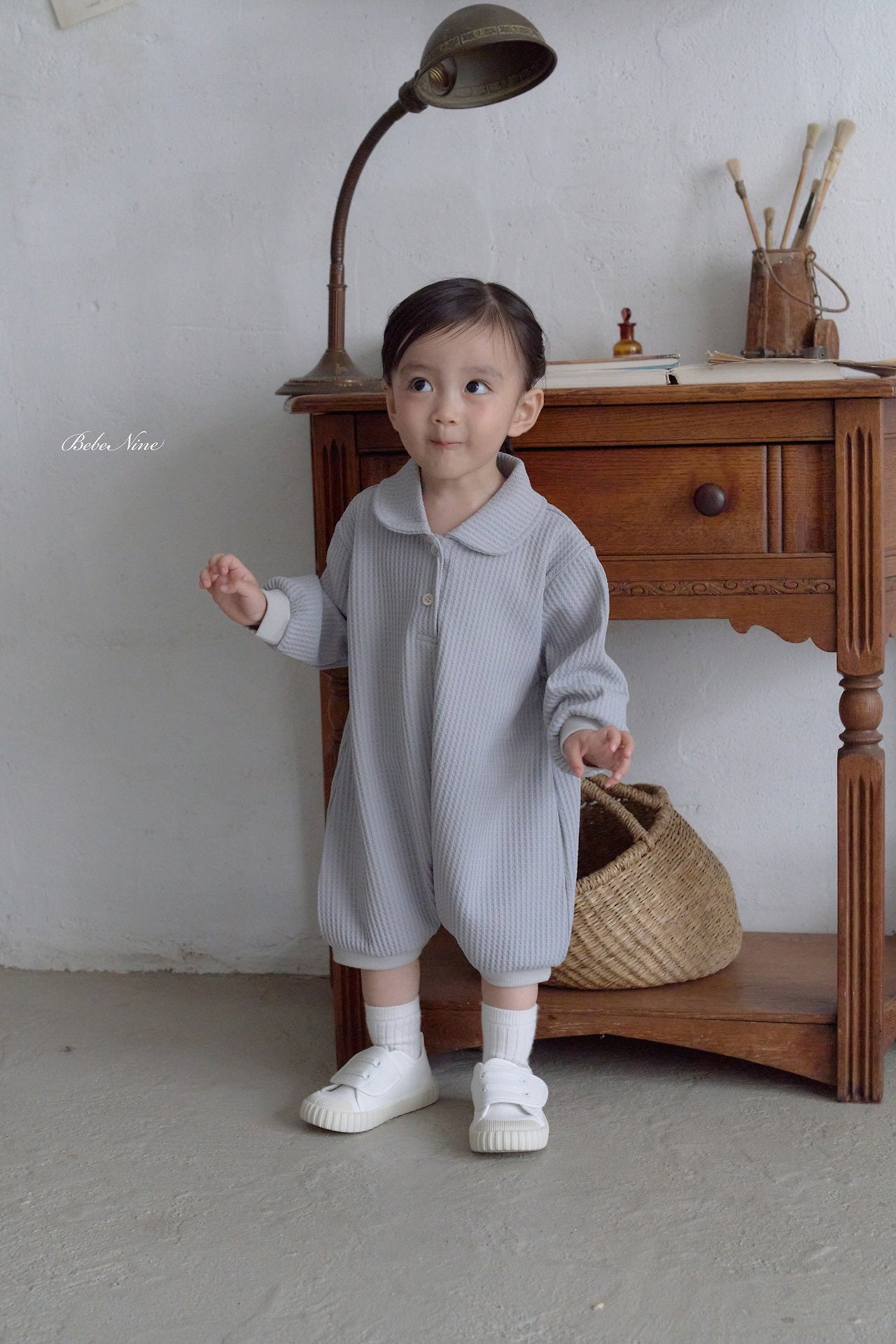 ［bebenine］Monaka Collar Suit