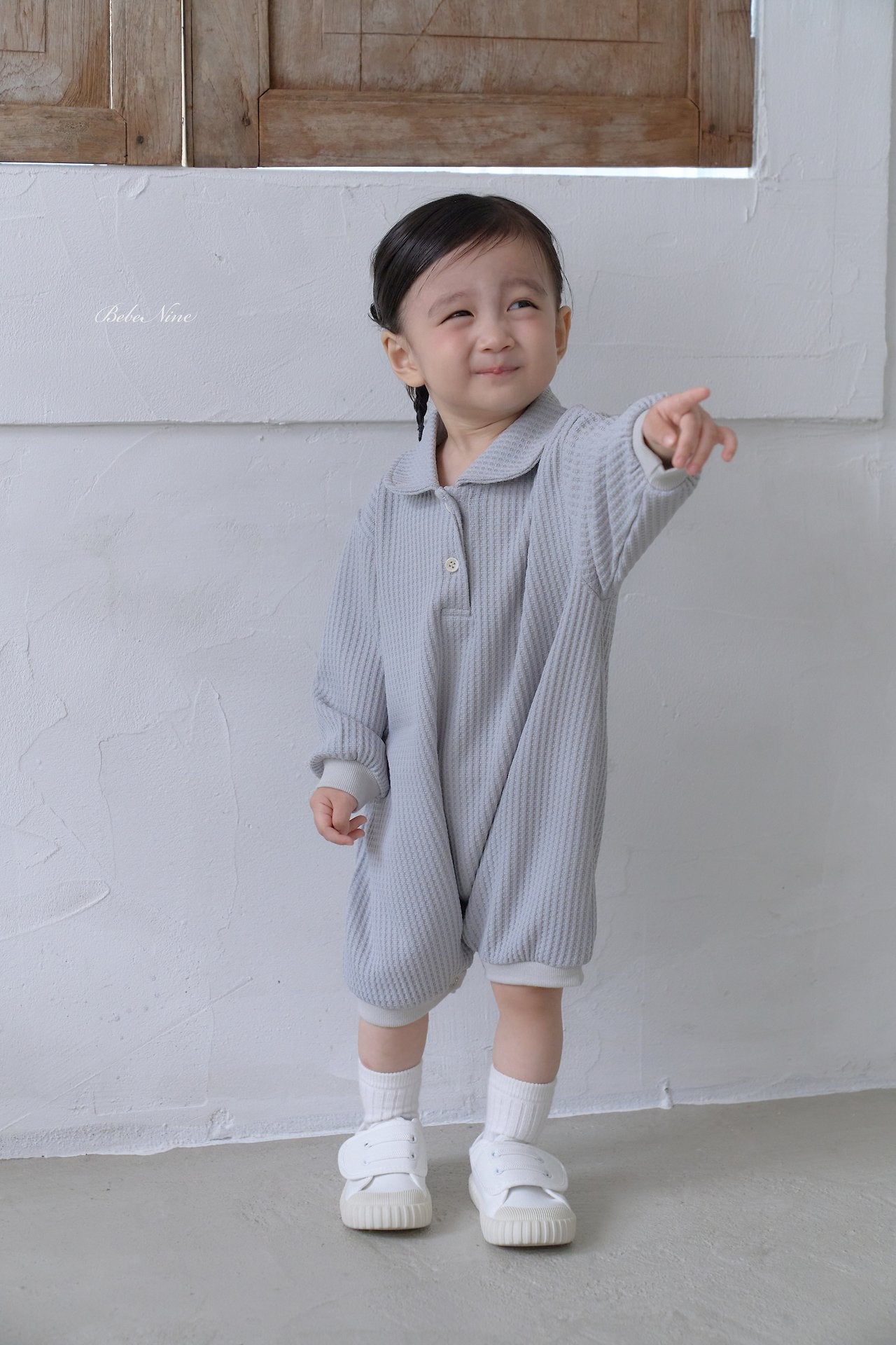 ［bebenine］Monaka Collar Suit