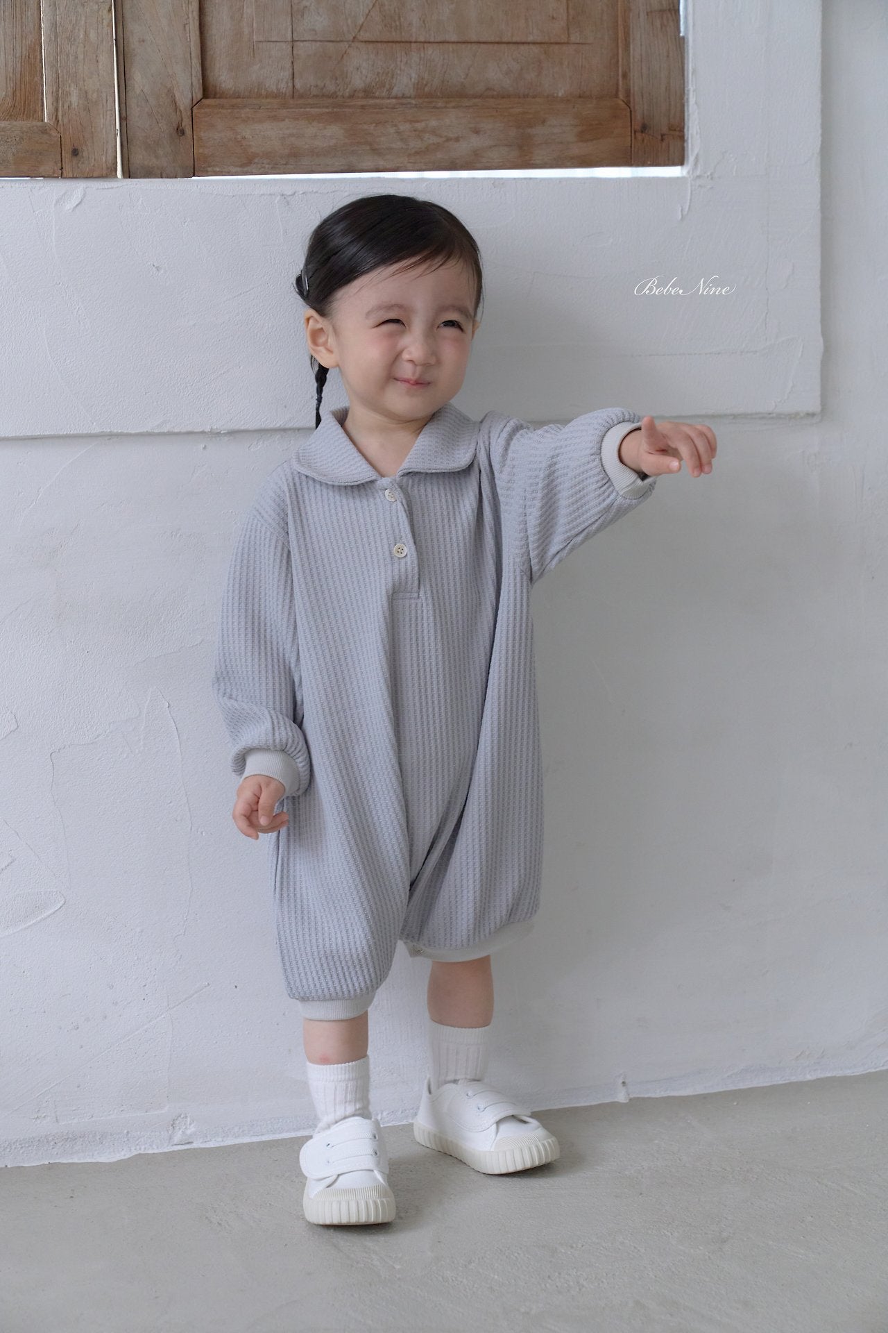 ［bebenine］Monaka Collar Suit