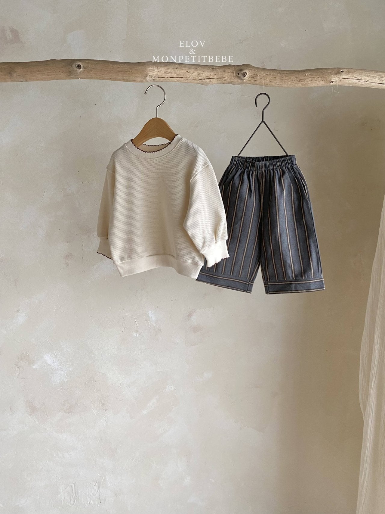 ［Mon petit bebe］Elodie sweatshirt (Loose fit)