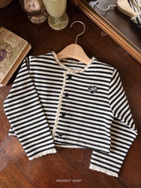 ［momo ann］Stripe cardigan
