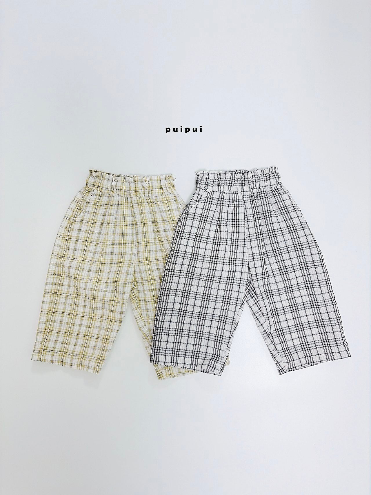 ［puipui］Brody check pants