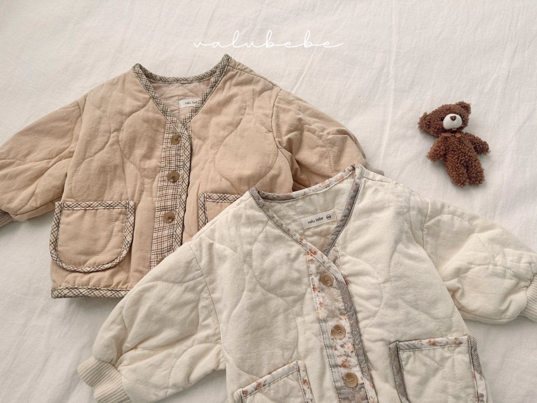 ［valubebe］Point quilting jacket (baby & kids)
