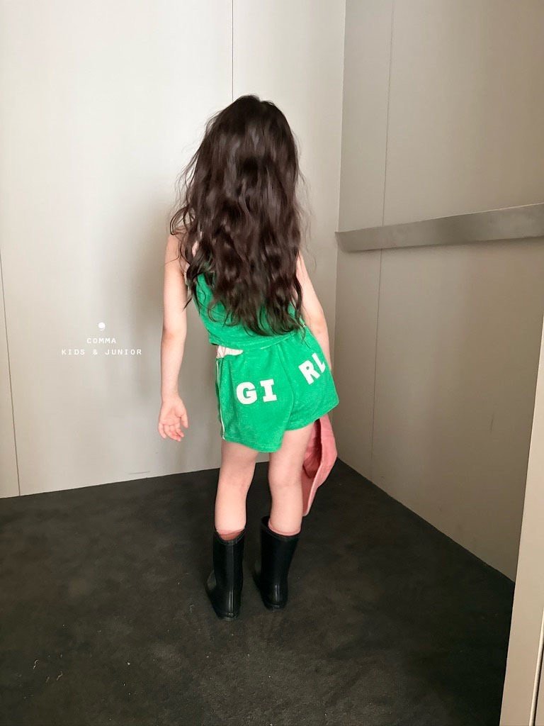 ［comma］Two tone halter camisole
