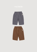 ［valubebe］Button check chino pants