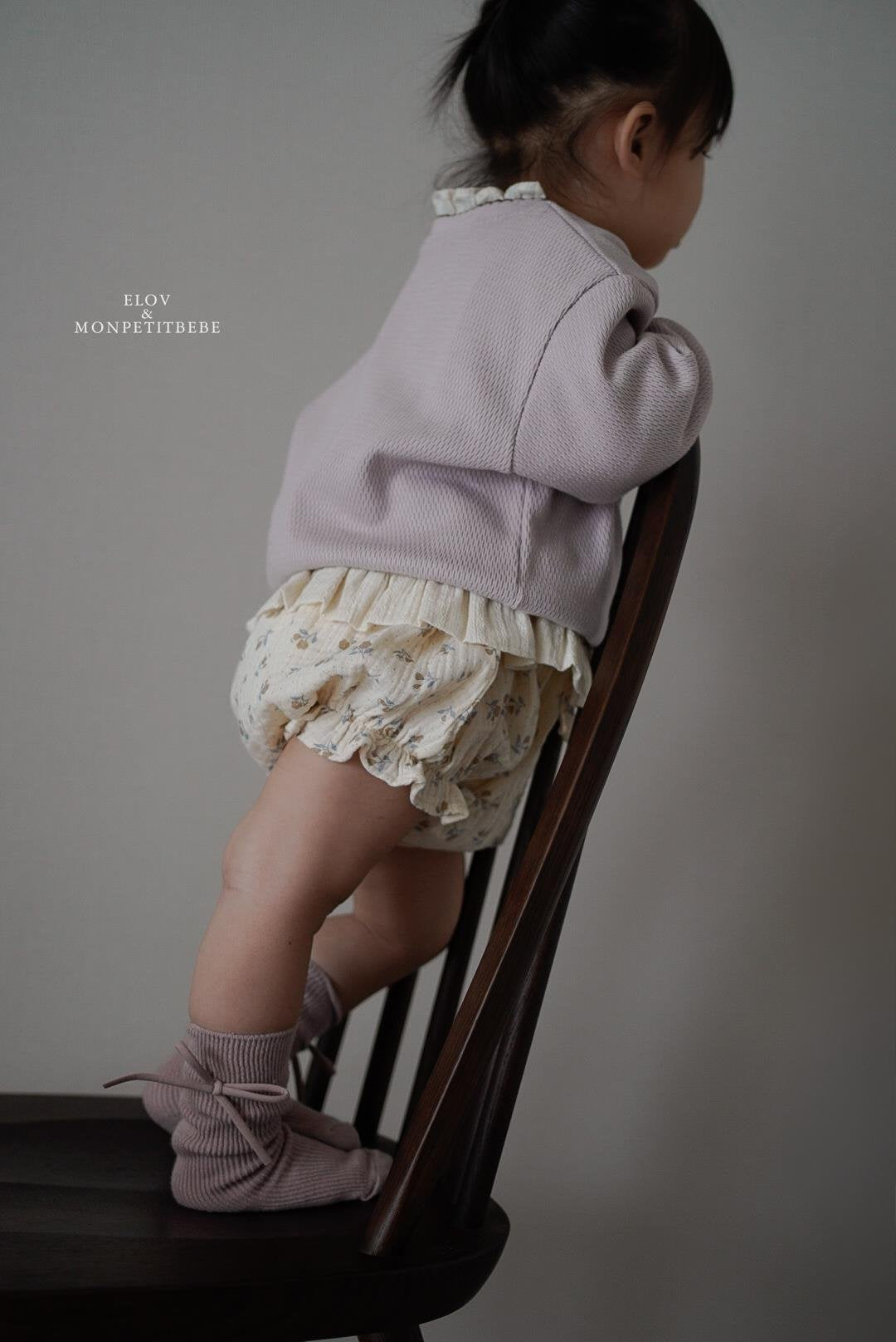 ［Mon petit bebe］Elodie sweatshirt (Loose fit)