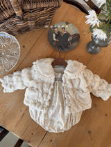 ［marron］Marchen smock rompers