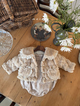 ［marron］Marchen smock rompers