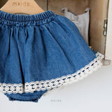 ［mkids］Hellin denim skirt