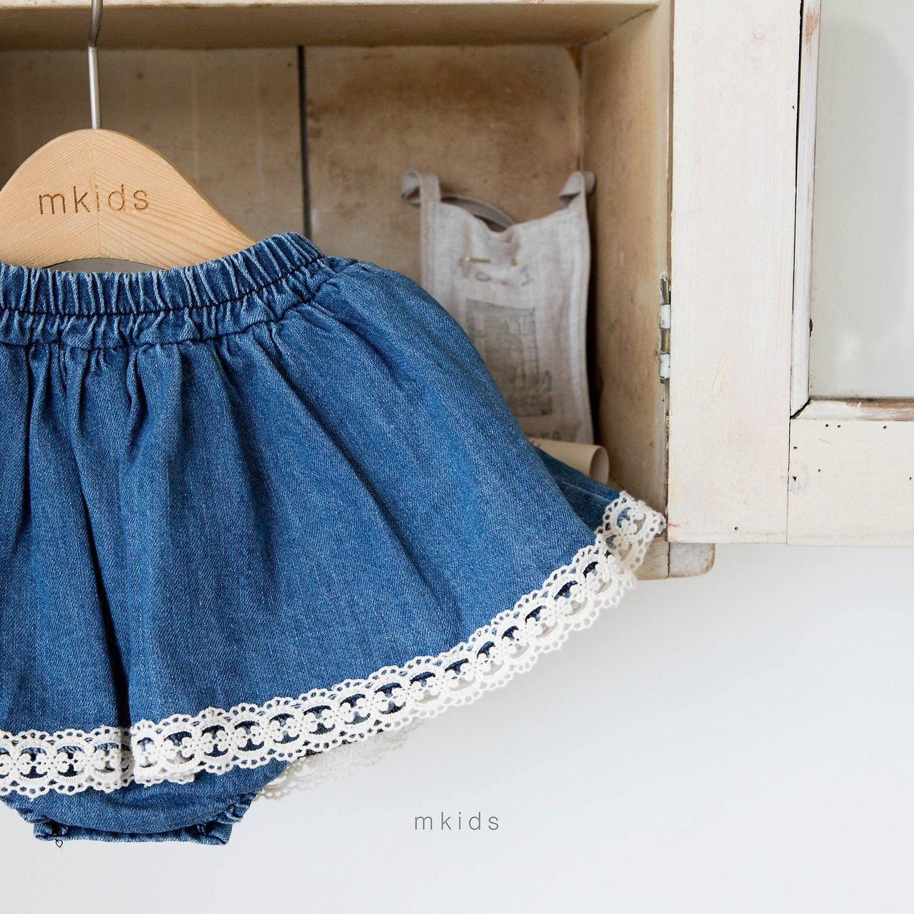 ［mkids］Hellin denim skirt