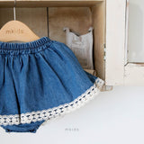 ［mkids］Hellin denim skirt