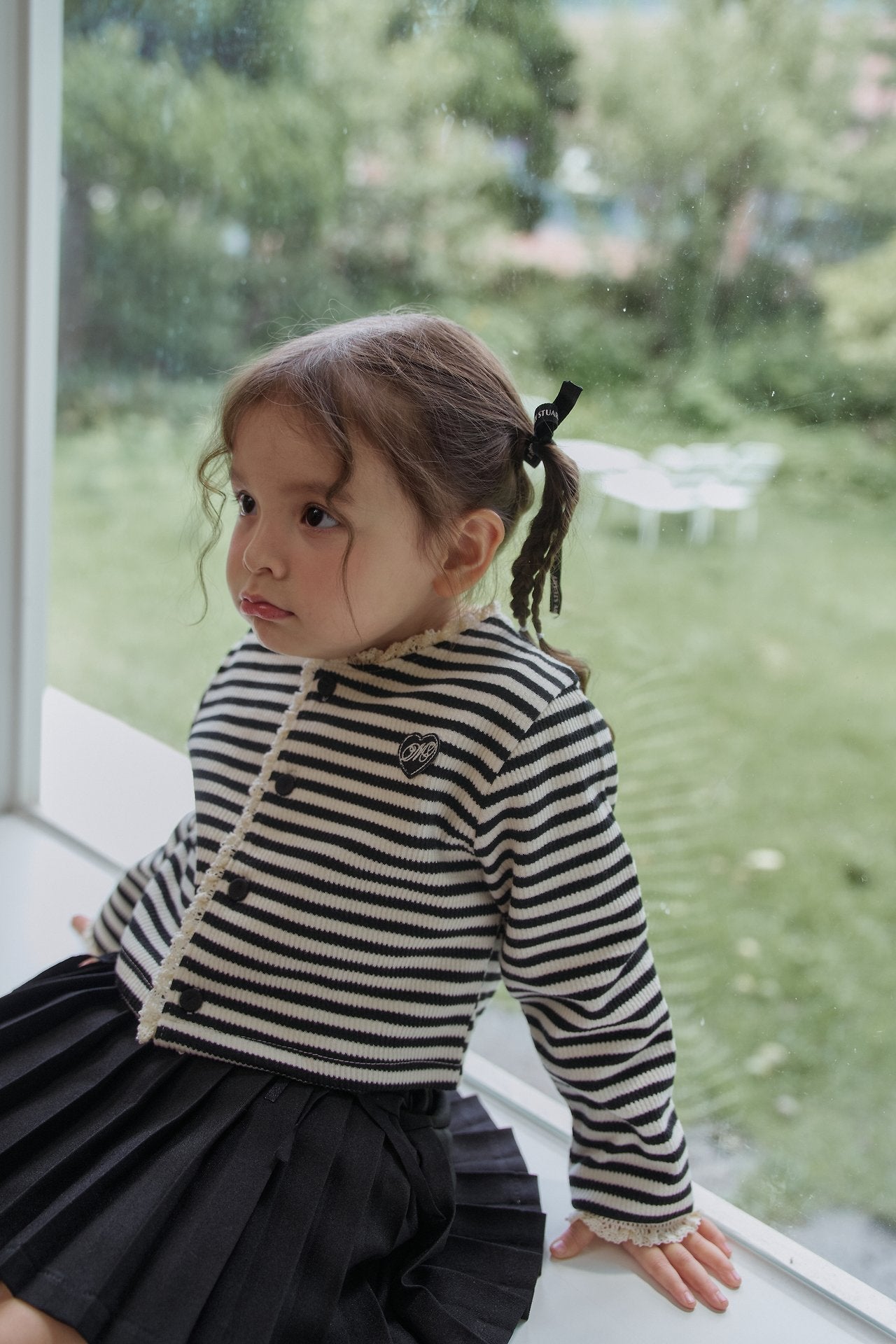 ［momo ann］Stripe cardigan