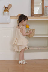 ［bebenine］Lave frill camosole set