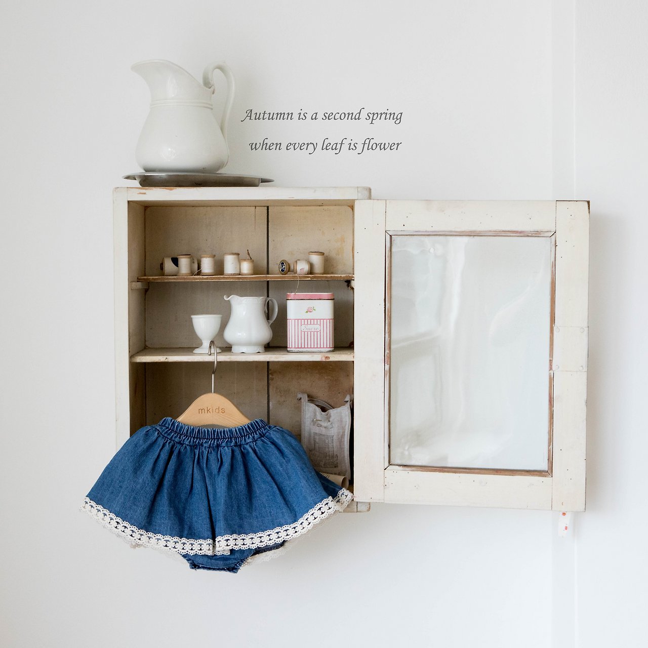 ［mkids］Hellin denim skirt