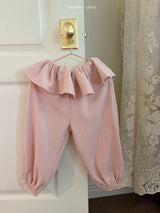 ［momo ann］Frill jogger pants