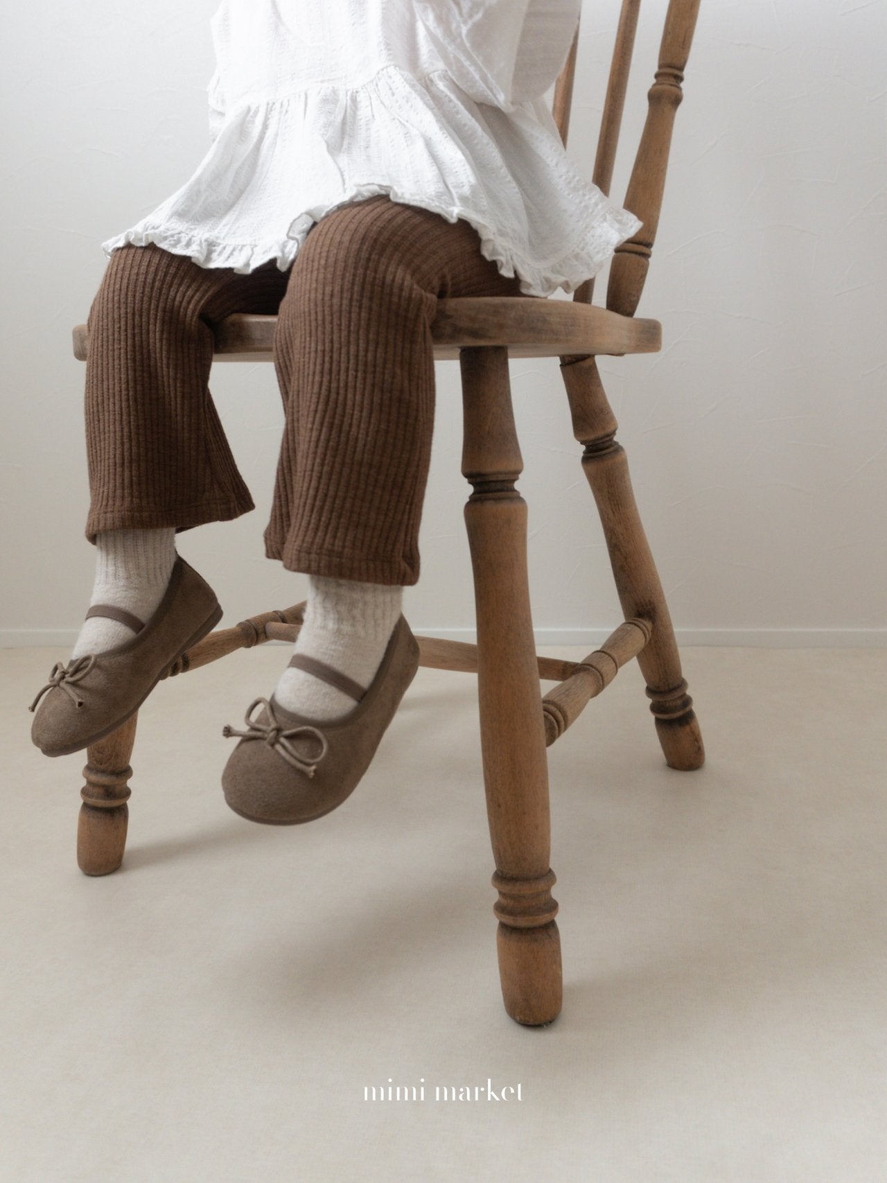 ［mimi market］Clay rib leggings