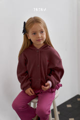 ［jujua］Waffle hood jacket