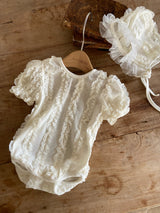 ［Anne shirley］Claudine rompers (bonnet set)