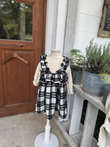 ［marron］Check shirring one-piece