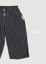 ［valubebe］Button stripe chino pants