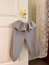 ［momo ann］Frill jogger pants