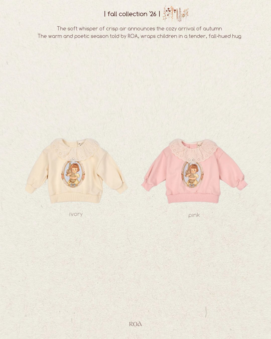 ［ROA］Frill Sweatshirt