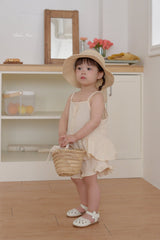 ［bebenine］Lave frill camosole set