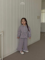 ［LINDO］Sweet check blouse
