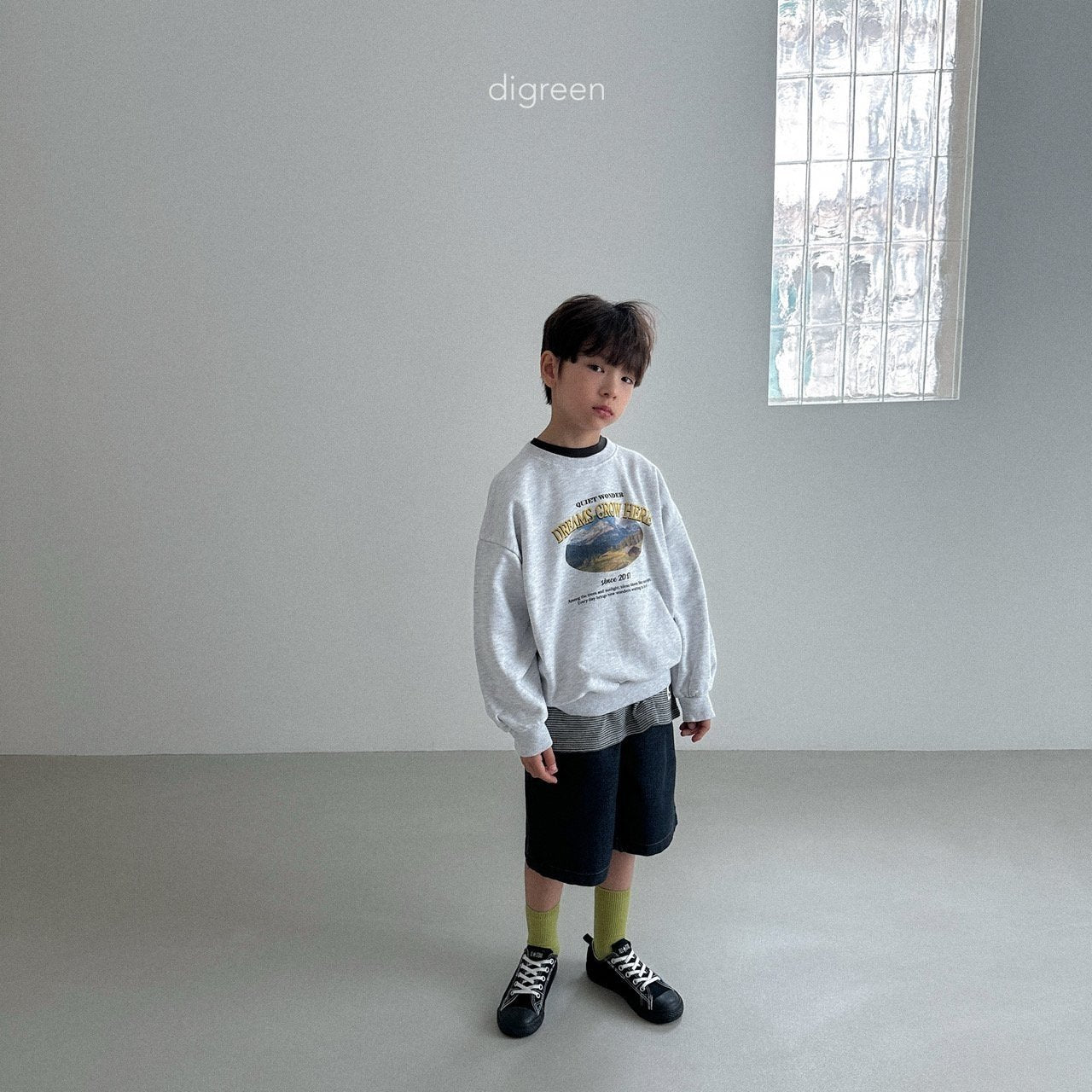 ［digreen］Non-fade bermuda shorts