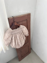 ［marron］Marchen smock rompers