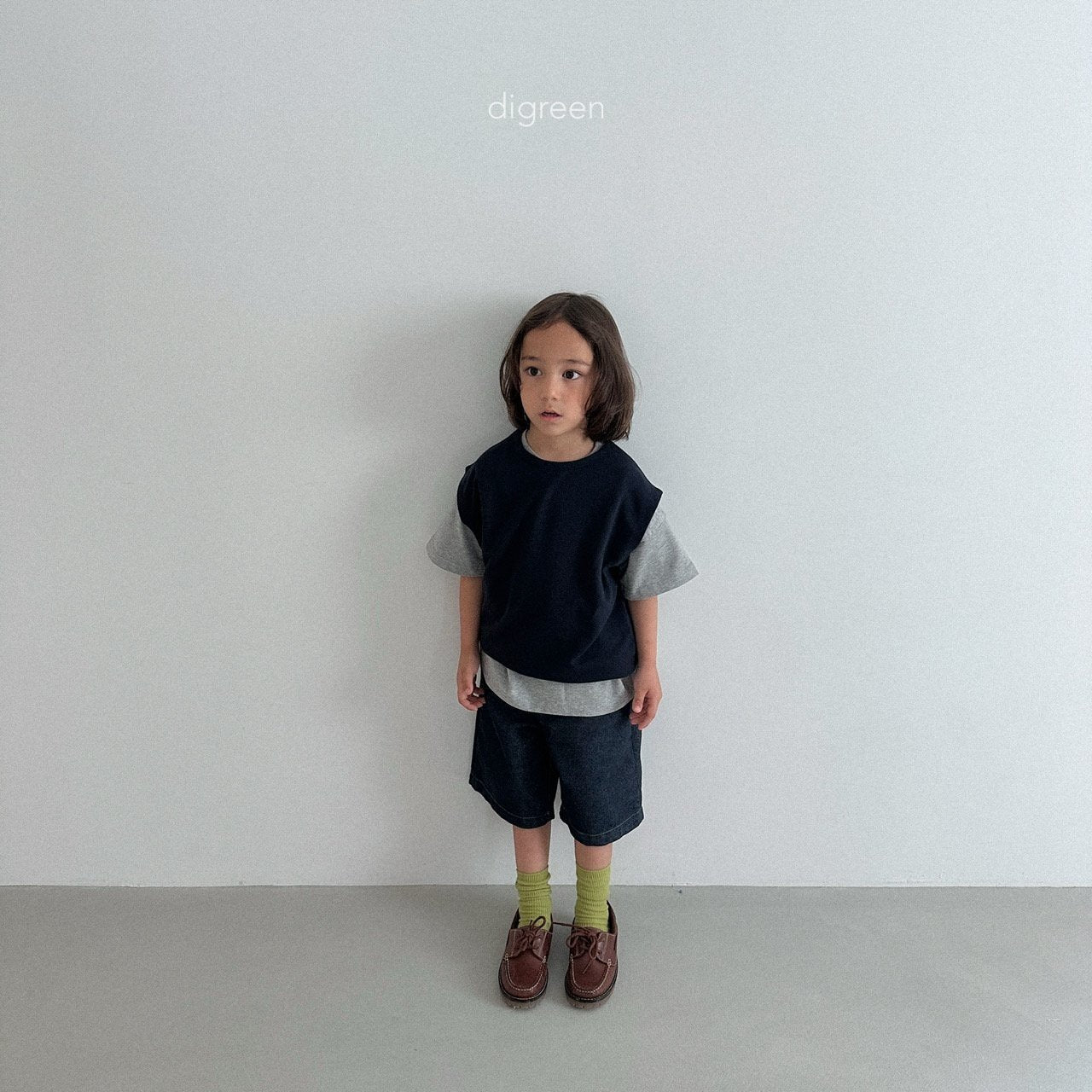 ［digreen］Non-fade bermuda shorts