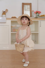 ［bebenine］Lave frill camosole set