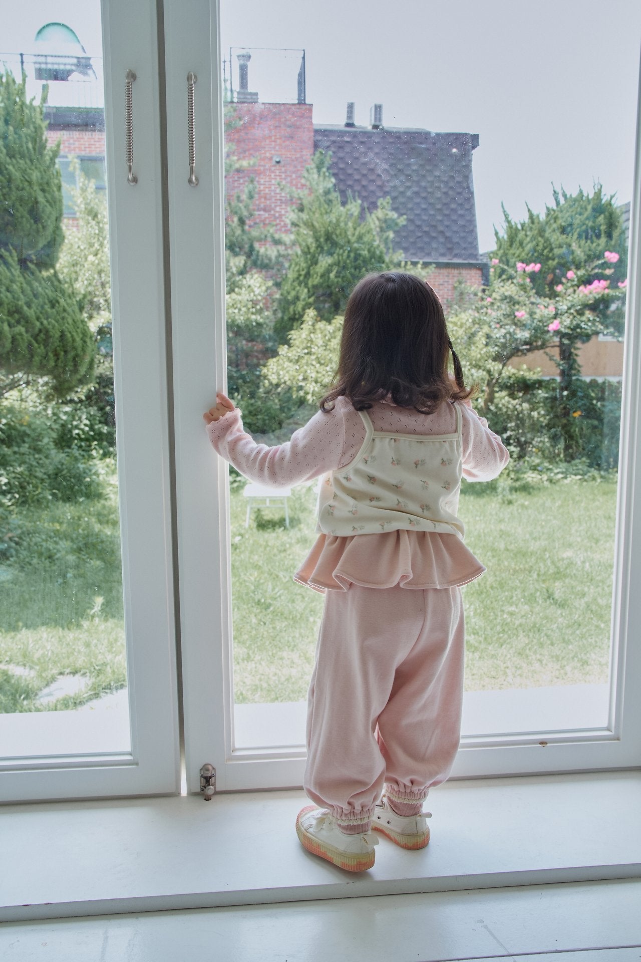 ［momo ann］Frill jogger pants