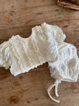 ［Anne shirley］Claudine rompers (bonnet set)