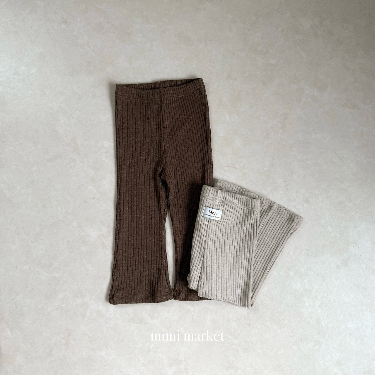 ［mimi market］Clay rib leggings