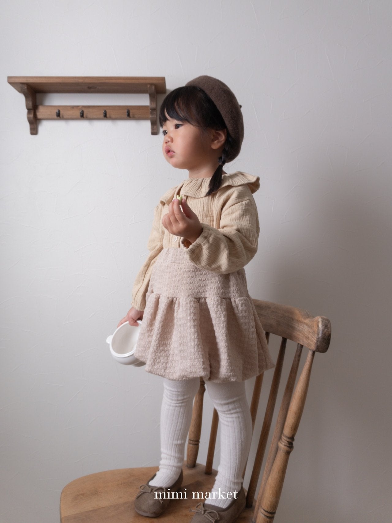 ［mimi market］Knit balloon skirt