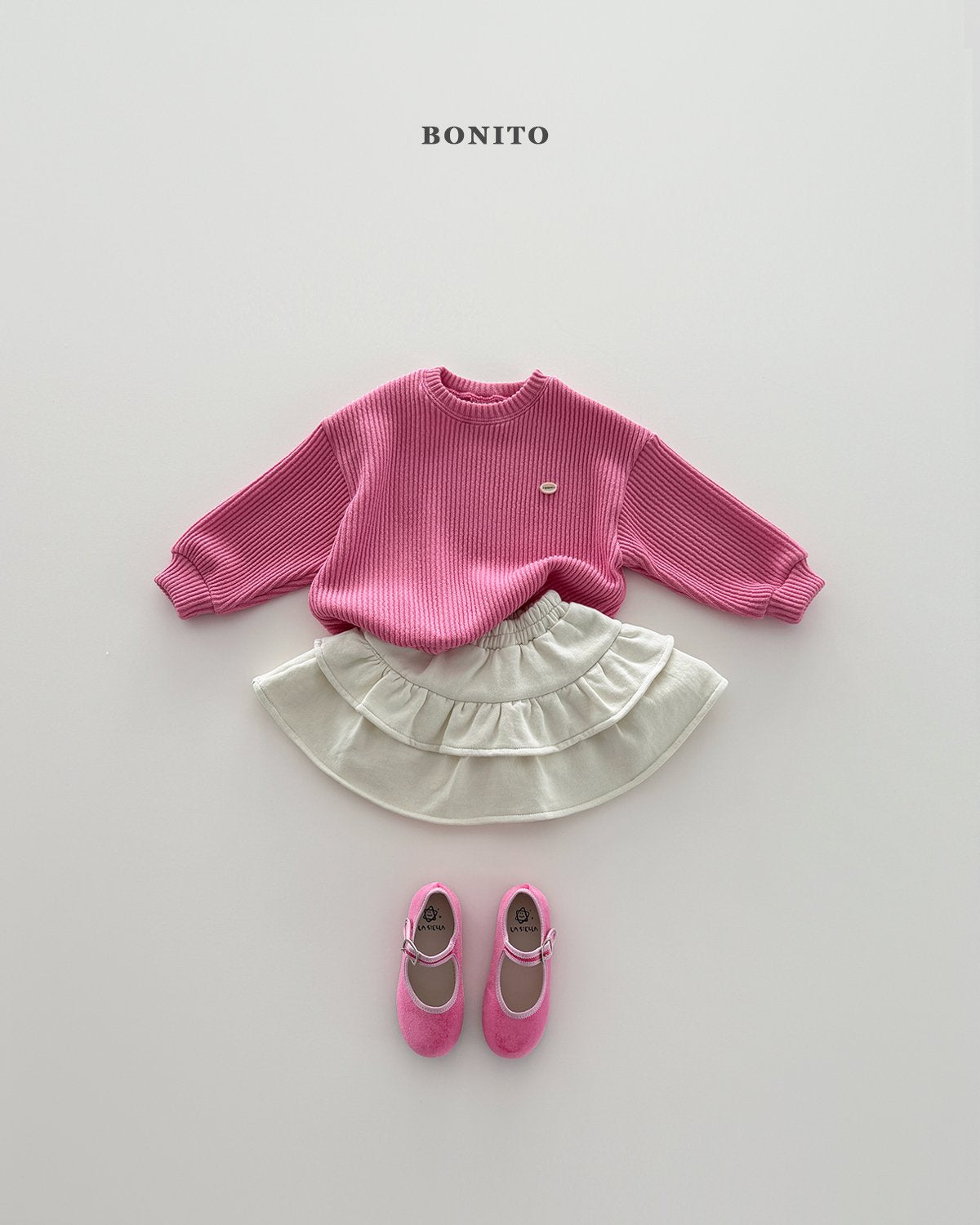 ［Bonito］Pop knit mtm