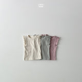 ［LINDO］Ruffle rib tee