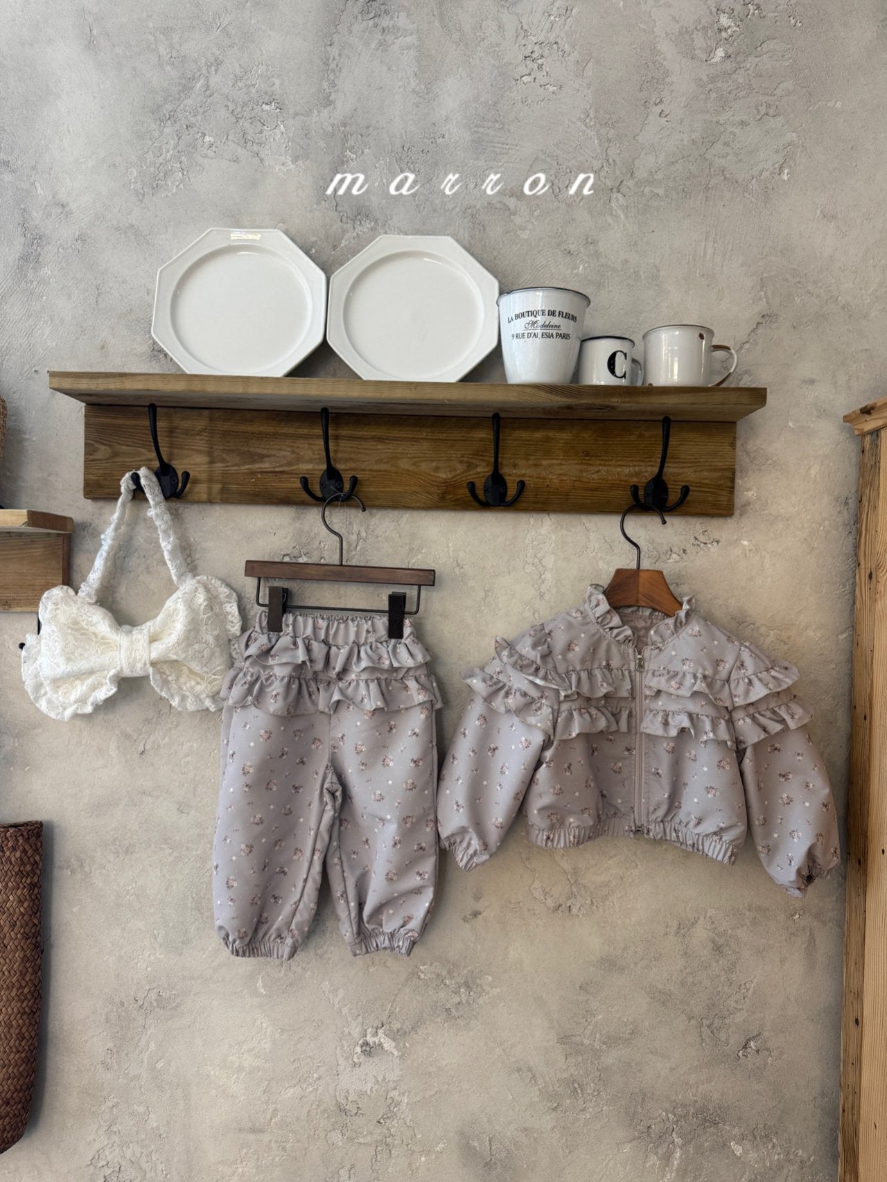 ［marron］Frill pants