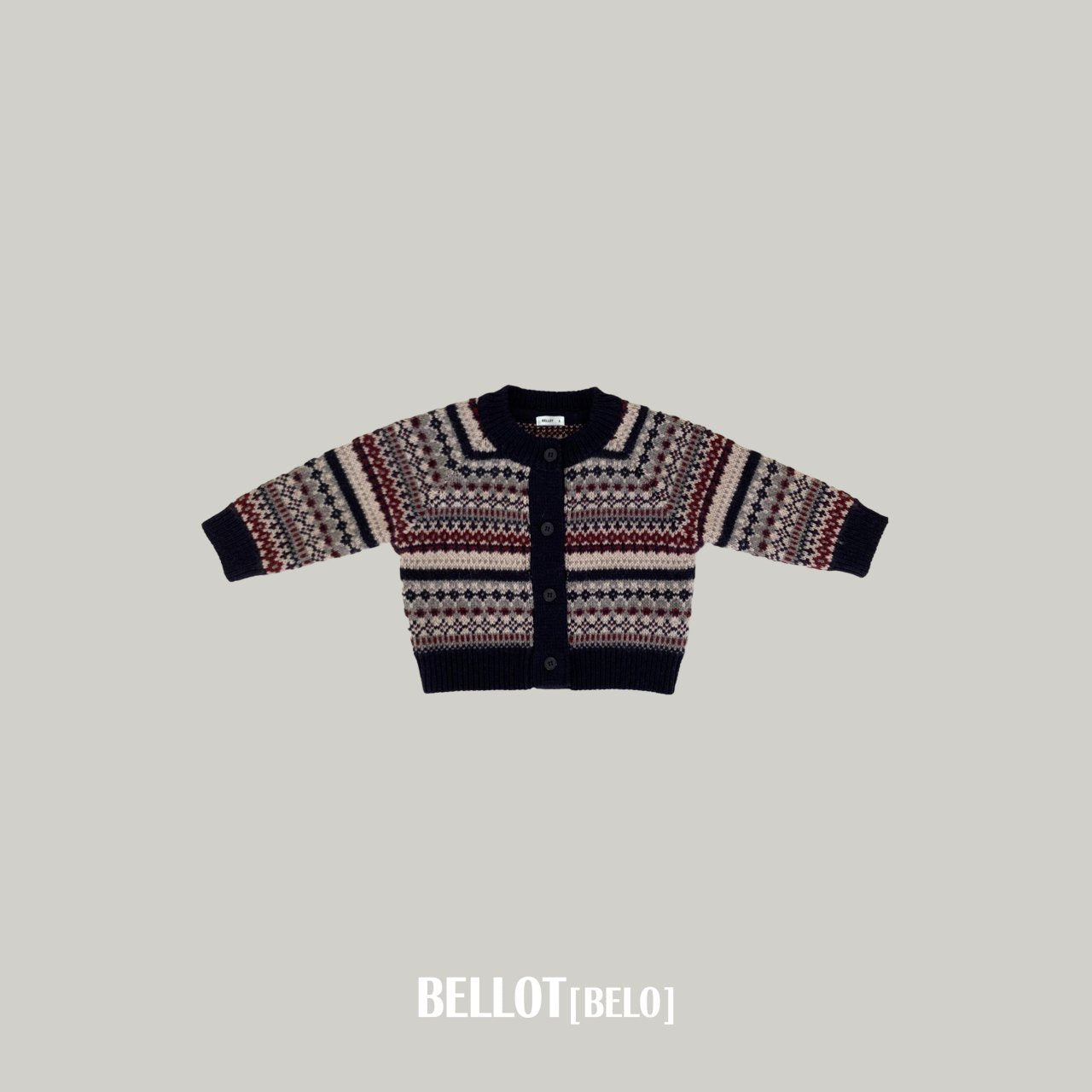 ［BELLOT］Nordic cashmere cardigan (kids)