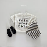 ［Bonito］Stripe jogger pants