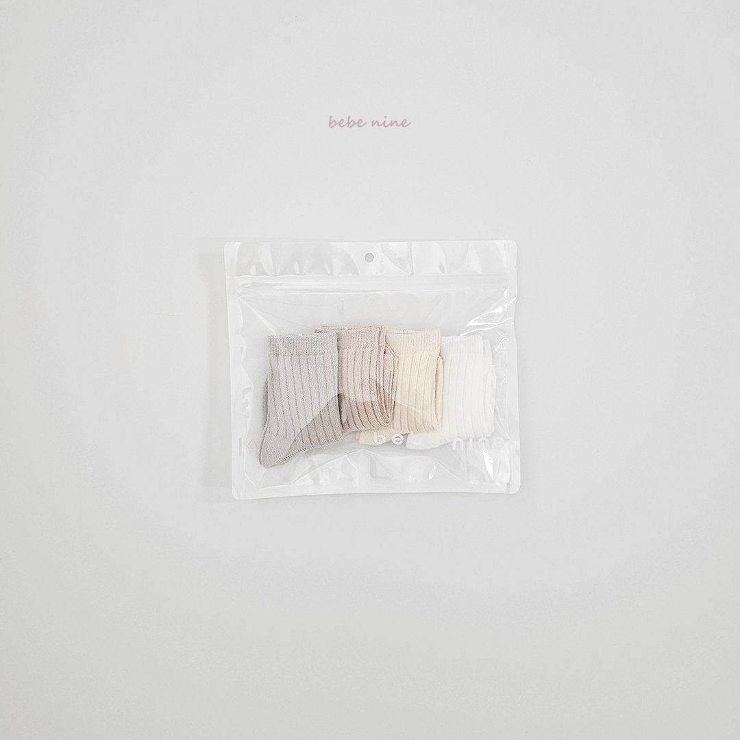 ［bebenine］Butter Knee Socks Set