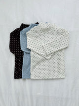 ［azalea］Ghana dot halfneck tops (baby)