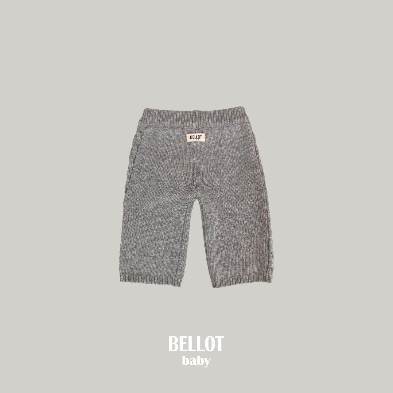 ［BELLOT］Berry cashmere knit pants (baby)