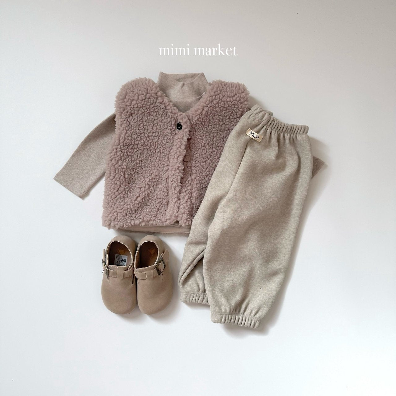 [mimi market] Mink terry pants