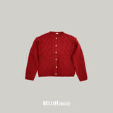 ［BELLOT］Alpha wool cardigan (mom)
