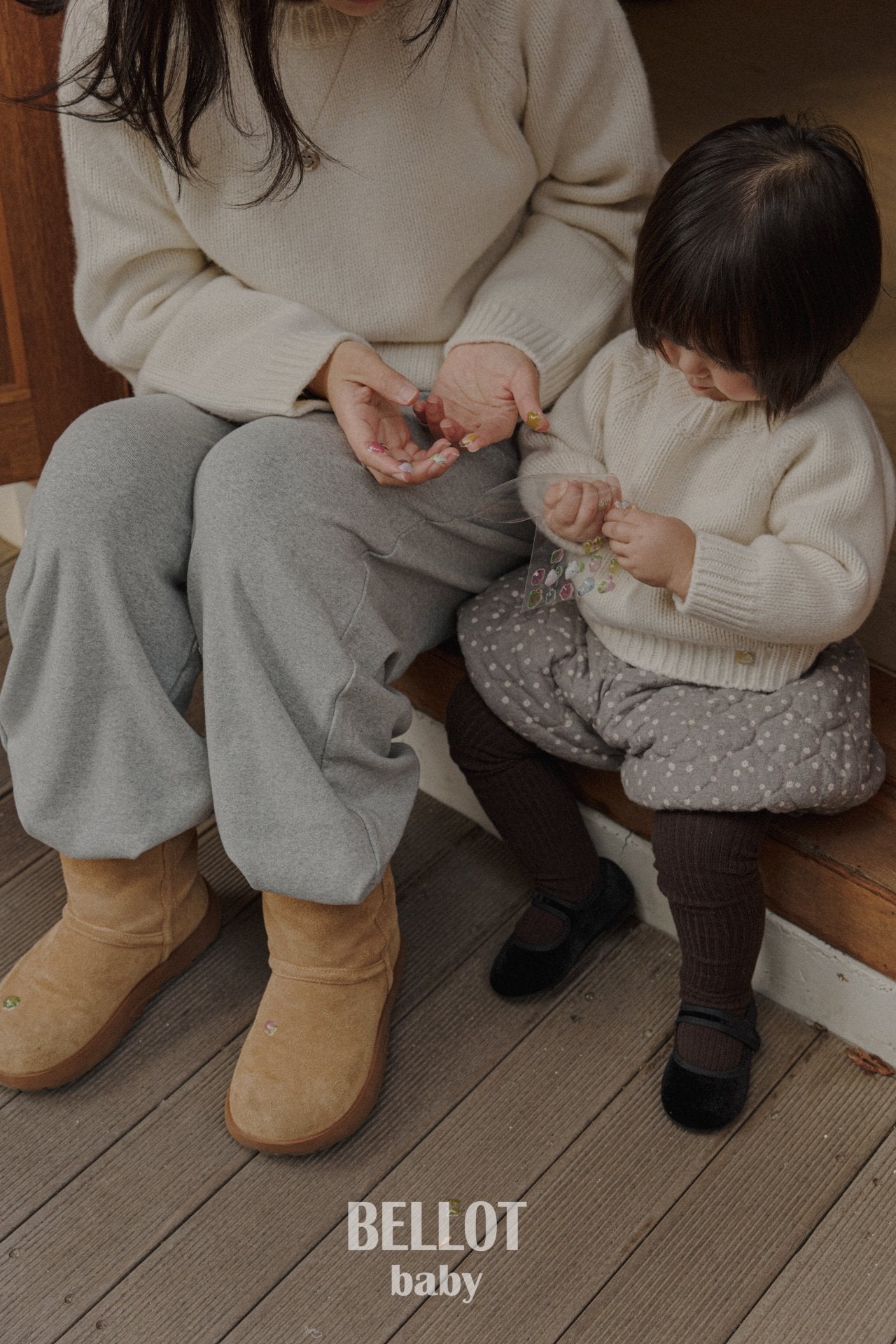 ［BELLOT］Via wool knit (mom)