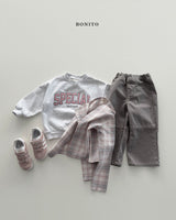 ［Bonito］Check shawl